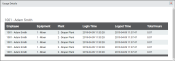 Tracking Device Usage Details dialog window